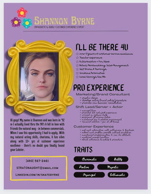 FRIENDS the TV Show themed in application to "the friends experience" as an actor